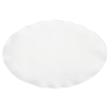 Supreme 16" Melamine Oval Serving Large Platter in White, , large