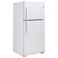 GE Appliances 19.2 Cu. Ft. Top-Freezer Refrigerator in White, , large