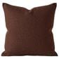 Valdese Weavers Lino 20" Square Throw Pillow in Currant and Rouge, , large