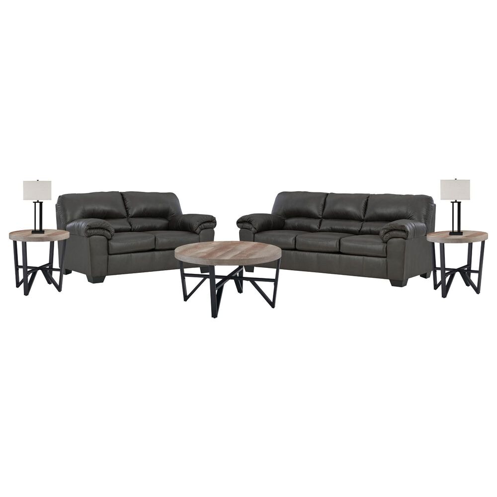 Ashley 7-Piece Living Room Set in Slate, , large