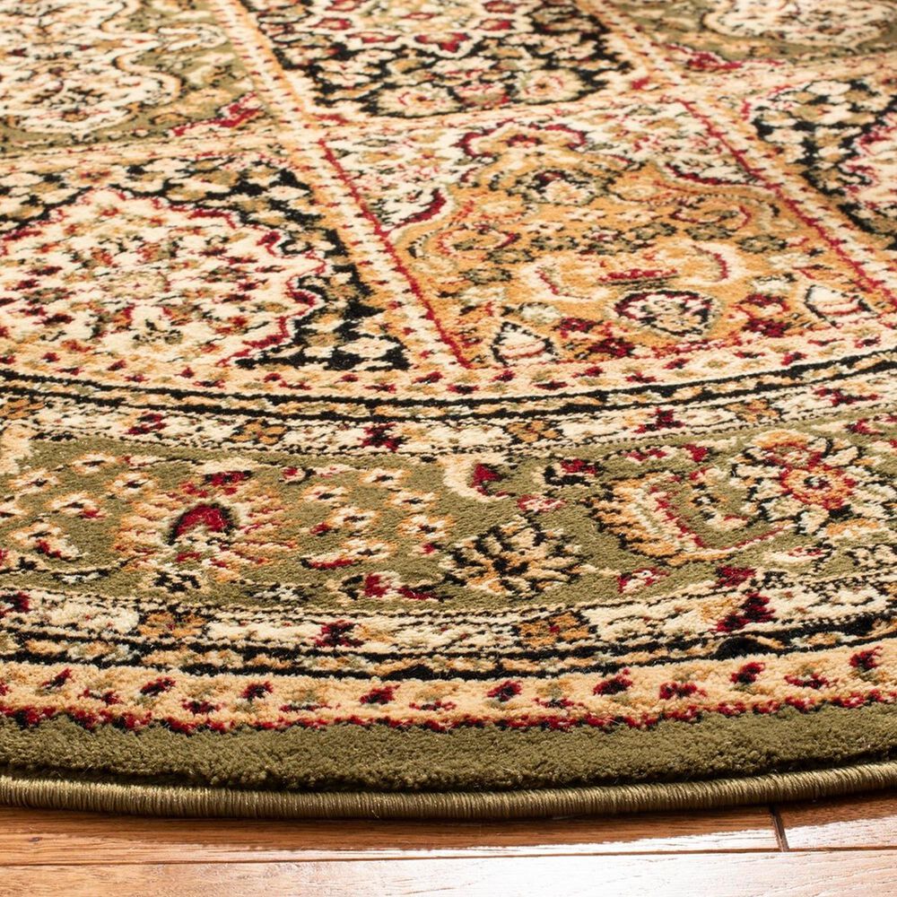 Safavieh Lyndhurst 10&#39; Round Multicolor and Green Area Rug, , large