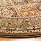 Safavieh Lyndhurst 10" Round Multicolor and Green Area Rug, , large