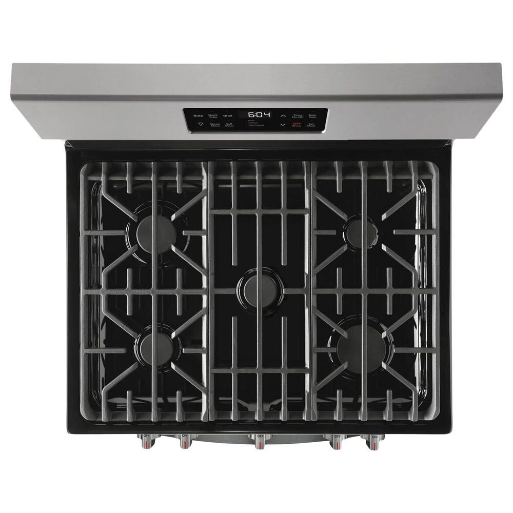 Frigidaire 5 Cu. Ft. CeramicTop Gas Range in Stainless Steel