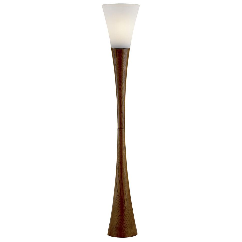 Adesso Floor Lamp in Walnut, , large