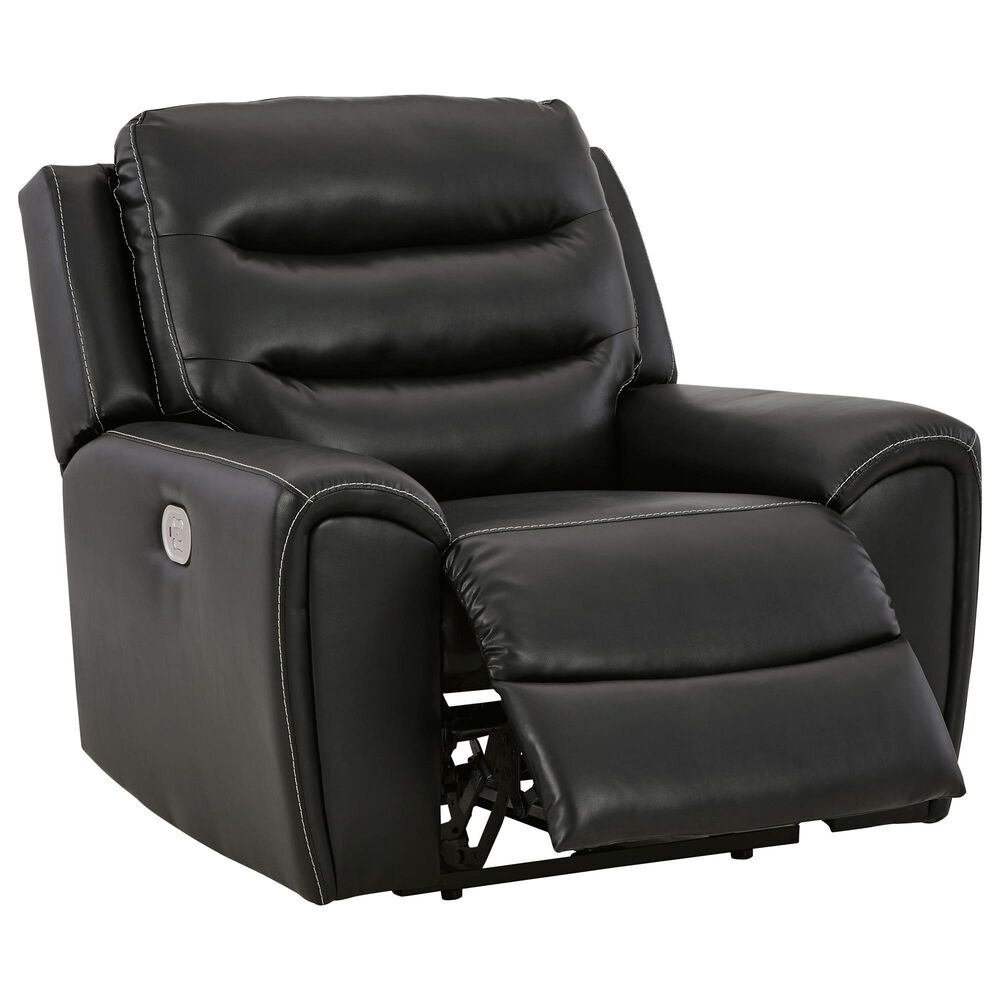 Ashley Warlin Power Recliner in Black, , large