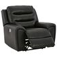 Ashley Warlin Power Recliner in Black, , large