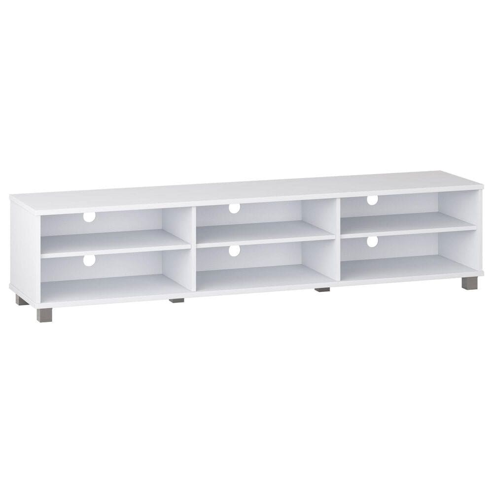 CorLiving Hollywood TV Stand in White, , large