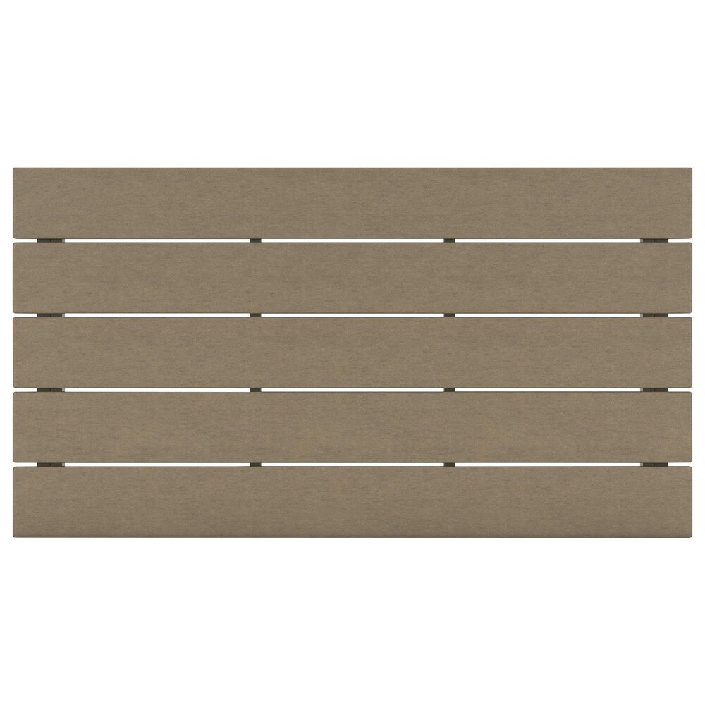 Ashley Hyland Wave Patio Rectangular Coffee Table in Driftwood, , large