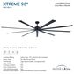Minka-Aire Xtreme 96" Ceiling Fan in Coal, , large