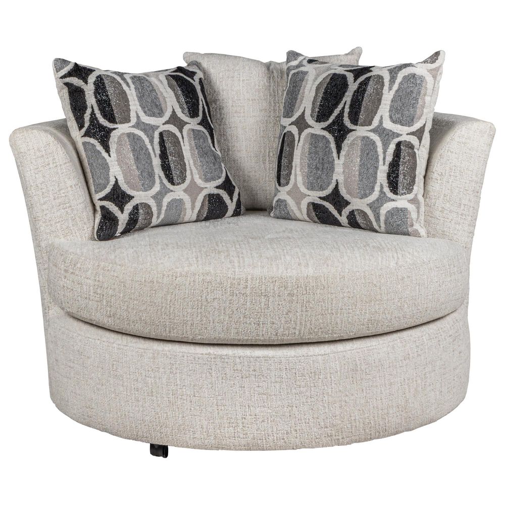 Northwestern Breeze Swivel Chair in Linen, , large