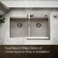 Kohler Task Smart Divide 33" Undermount Double-Bowl Workstation Kitchen Sink in Stainless Steel, , large