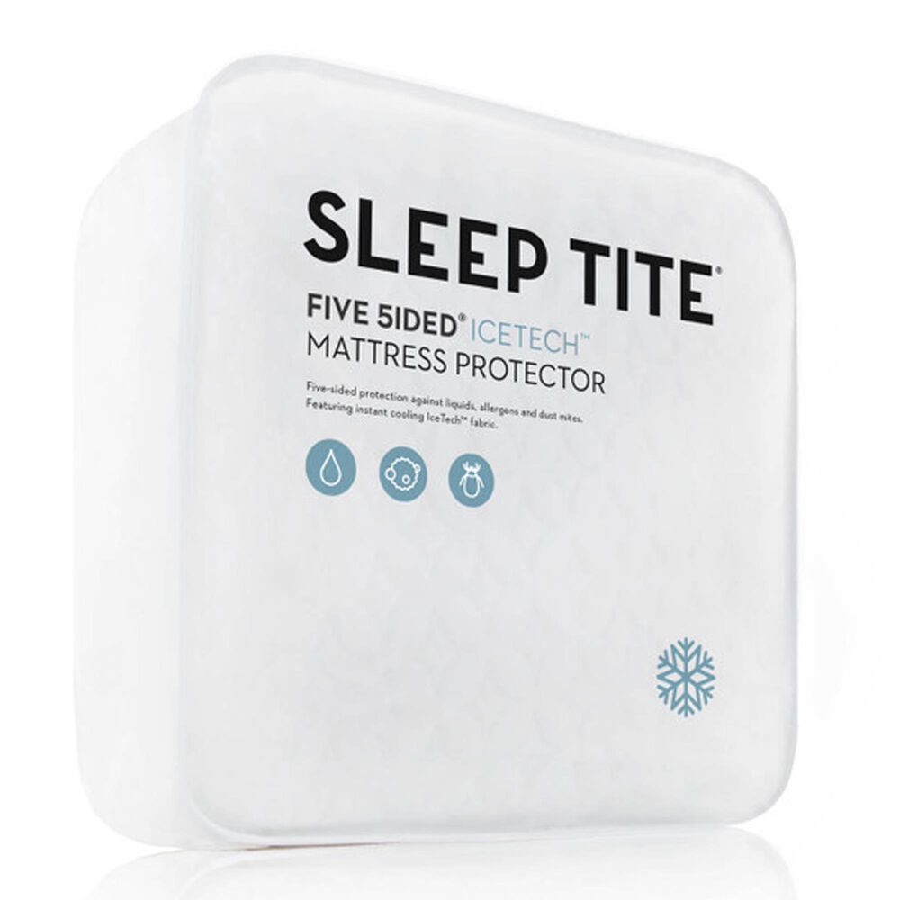 Malouf Five 5ided Icetech Queen Mattress Protector, , large