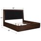 Millenium Dilenno King Panel Bed in Dark Brown with USB Ports, , large