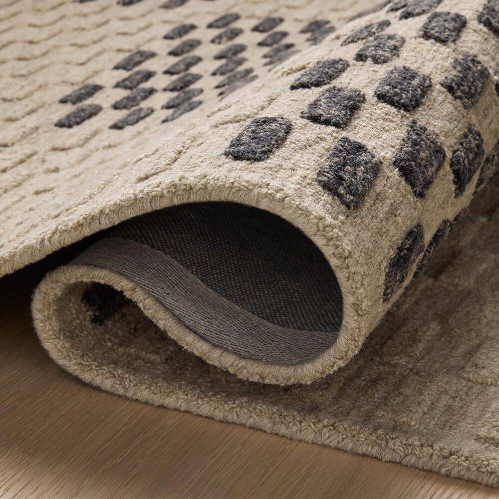 Chris Loves Julia x Loloi Bradley 2&#39;3&quot; x 3&#39;9&quot; Beige and Midnight Area Rug, , large
