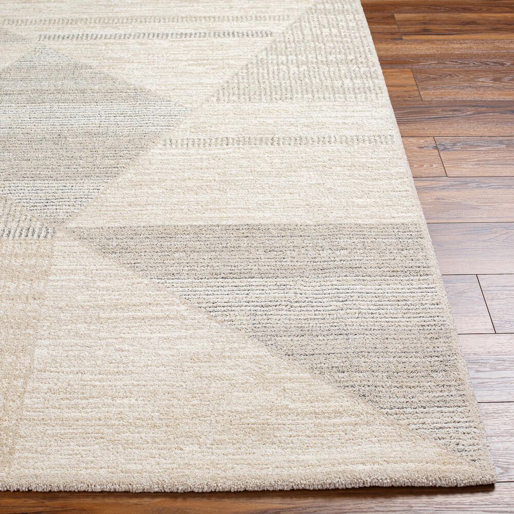 Surya Gavic 2&#39; x 3&#39; Ivory and Medium Gray Area Rug, , large