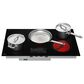 LG 2-Piece Kitchen Package with Print Proof Stainless Steel 4.7 Cu. Ft. Smart Single Wall Oven and Black 36" Electric Cooktop, , large