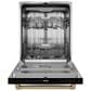 THOR KITCHEN Gordon Ramsay 24" Built-In Dishwasher with Bronze Handle Kit in Stainless Steel, , large