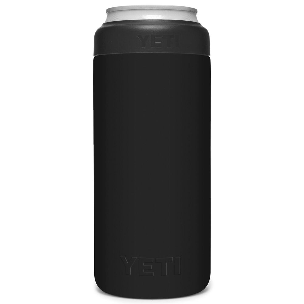 YETI Rambler 12 Oz Colster Slim Can Cooler in Black, , large