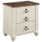 Signature Design by Ashley Willowton 4 Piece Full Storage Bed Set in Whitewash, , large