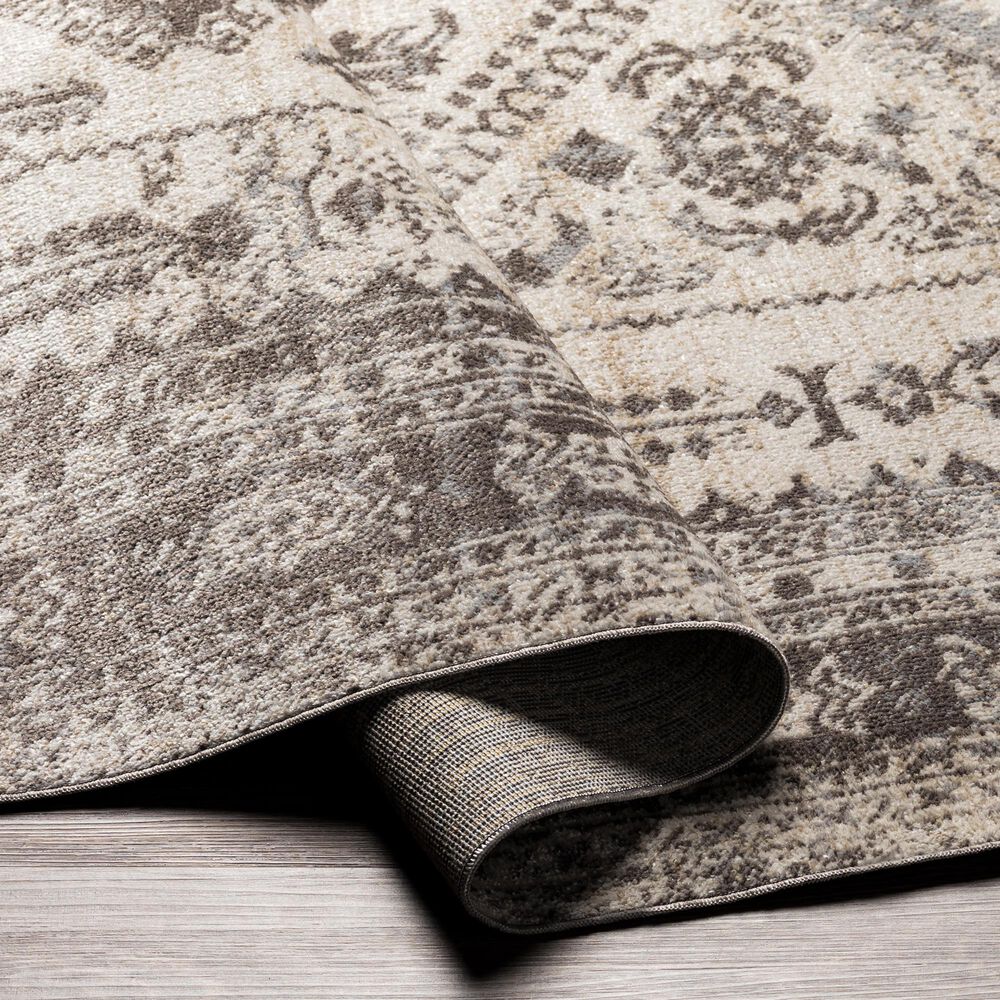 Surya Lavadora 2&#39;7&quot; x 7&#39;3&quot; Brown, Gray and Light Beige Runner, , large
