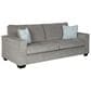 Ashley Altari 85" Queen Sofa Sleeper in Alloy, , large