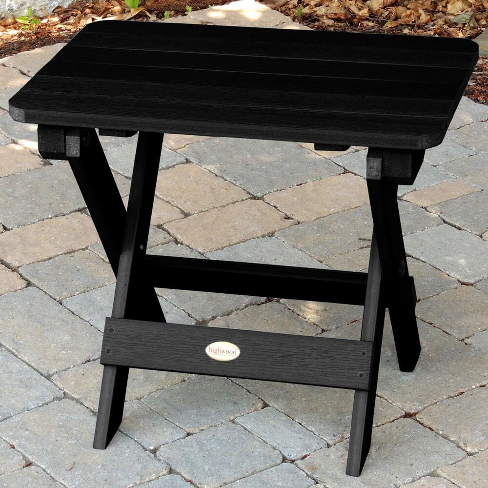 Highwood USA Adirondack Side Table in Black, , large