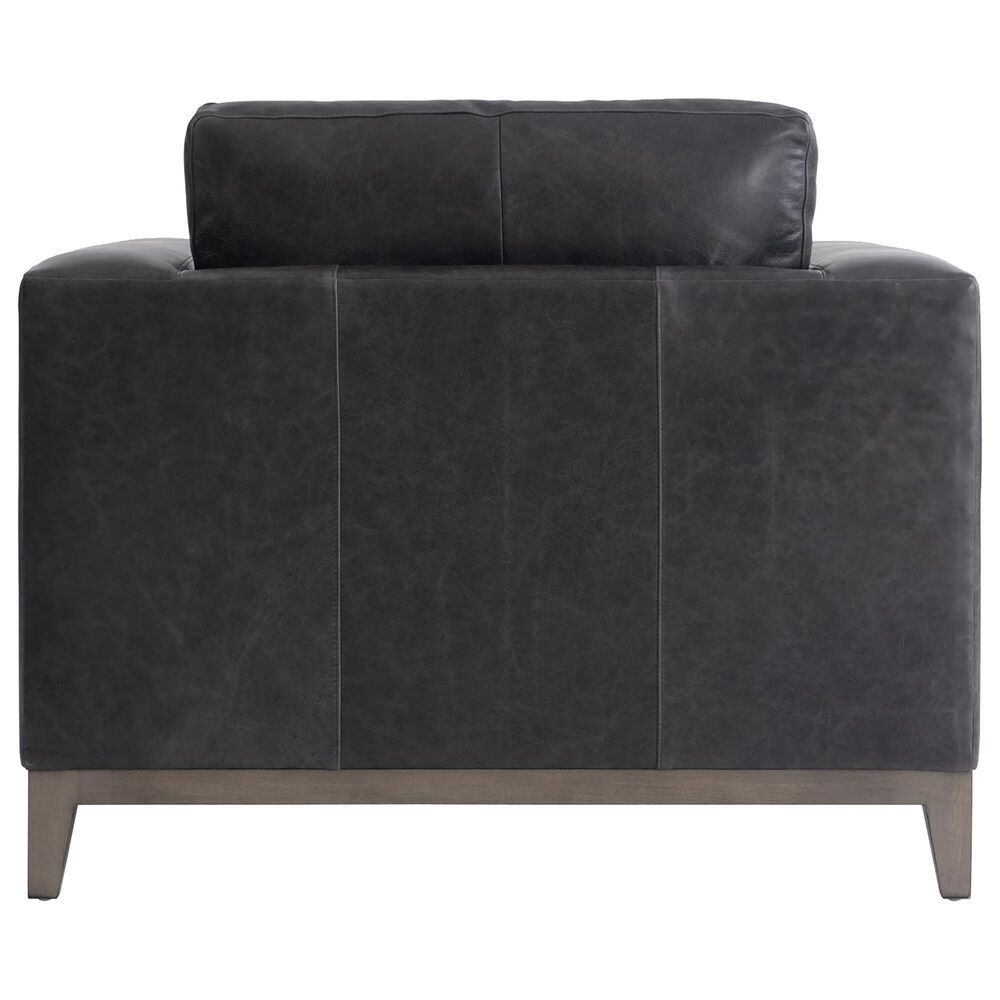 Bernhardt Noel Leather Club Chair in Grey, , large