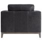 Bernhardt Noel Leather Club Chair in Grey, , large