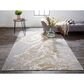 Feizy Aura 10" x 13"2" Beige and Gray Area Rug, , large