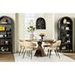 Home Trends & Design Eiffel 54" Round Dining Table in Teak - Table Only, , large