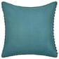 J. Queen New York Darby 26" Square Euro Pillow Sham in Teal, , large