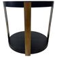 Riverside Furniture Mill River End Table in Black Onyx and Bronze, , large