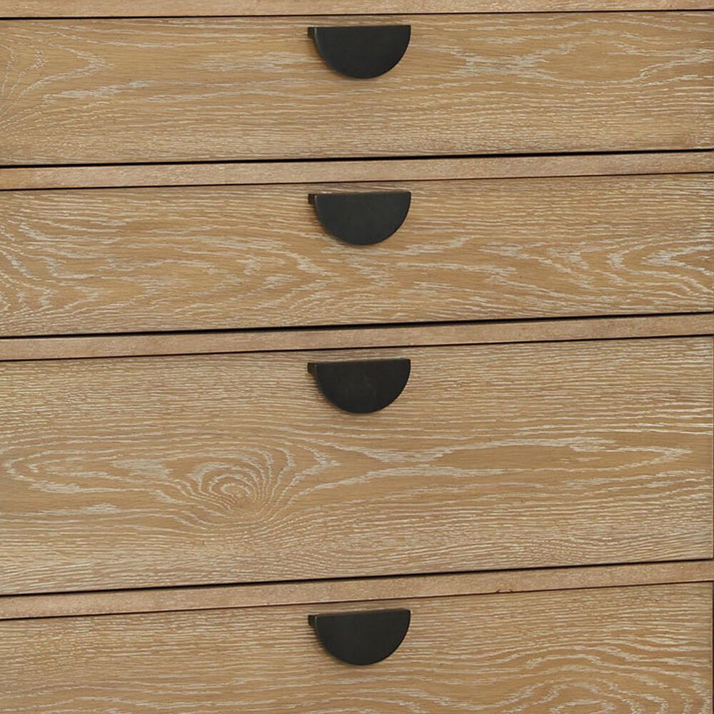 Simeon Collection Escape 5Piece King Platform Bedroom Set in Natural Patina and Sandstone NFM