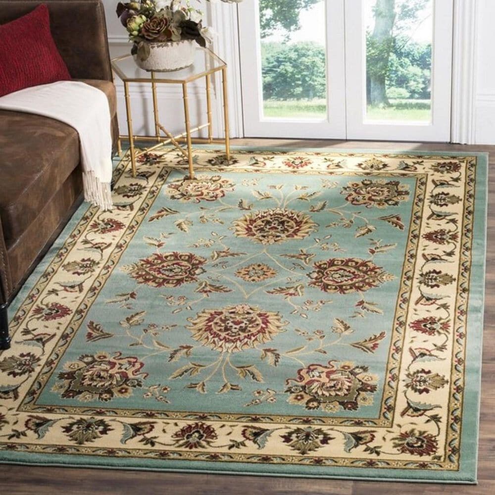 Safavieh Lyndhurst LNH555 4&#39; x 6&#39; Blue and Ivory Area Rug, , large