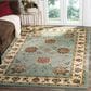 Safavieh Lyndhurst LNH555 4" x 6" Blue and Ivory Area Rug, , large