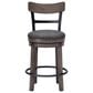 Ashley Caitbrook Swivel Counter Stool in Antiqued Gray and Black, , large