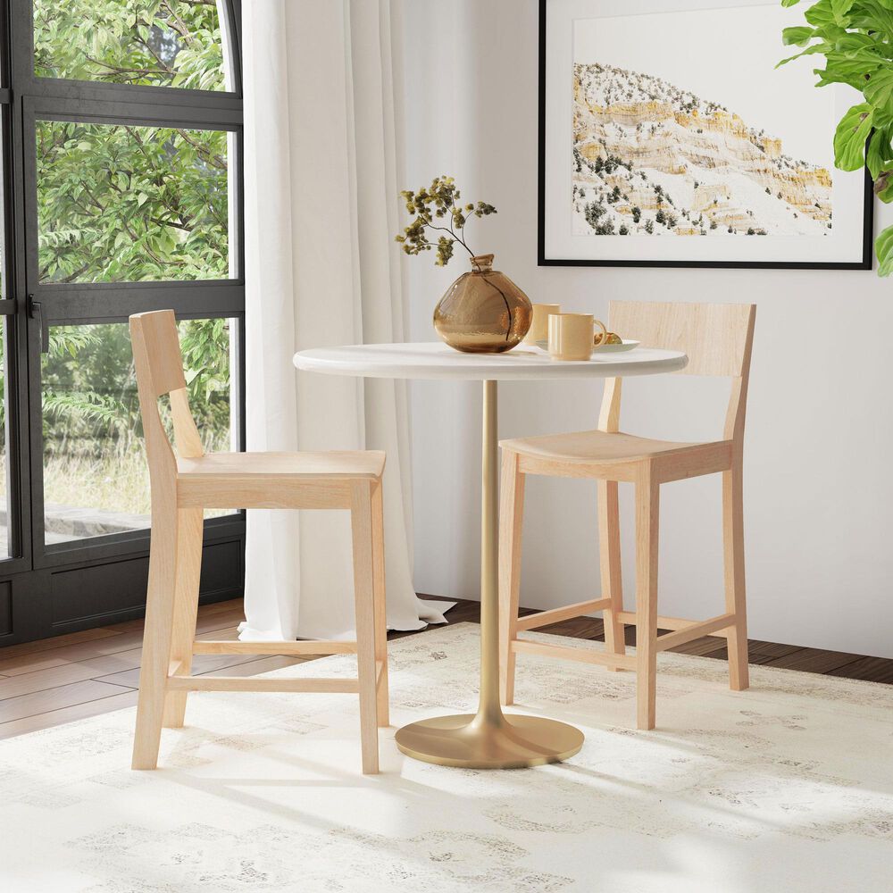 Linon Home Decor Devin Counter Stool in Unfinished (Set of 2), , large