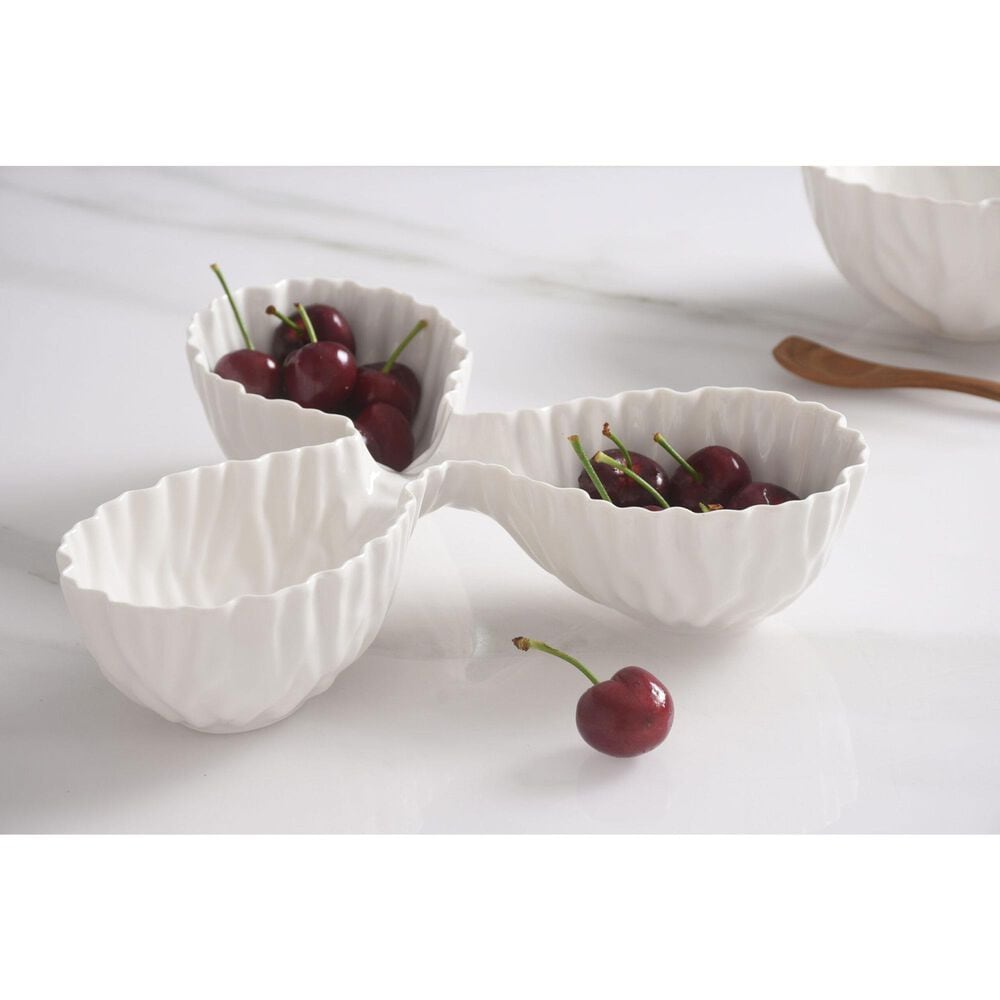 Pampa Bay Mascali Bianca 3-Section Server in White, , large