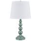 Slatehouse 20.5" Stacked Metal Table Lamp in Green, , large