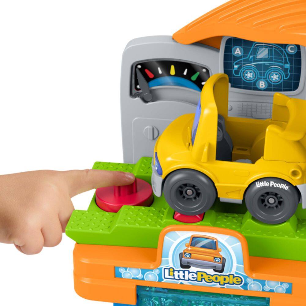 Fisher Price Fillin' Fun Service Station Playset with Vehicle and Figures, , large
