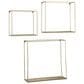 Ashley 3-Piece Efharis Wall Shelf Set in Natural and Gold, , large