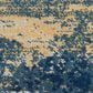 Nourison Twilight 2" x 3" Navy and Gold Area Rug, , large