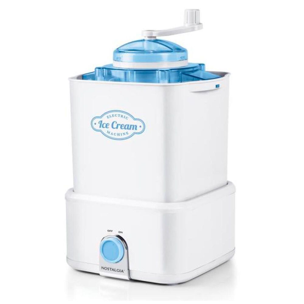 Nostalgia Electrics Ice Cream Maker with Candy Crusher, , large