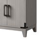 Lexora Home Laurel 60" Double Bathroom Vanity in White Oak with White Quartz Top and Rectangular Sinks, , large