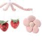 Lambs & Ivy Flower Power Musical Baby Crib Mobile in Pink, , large