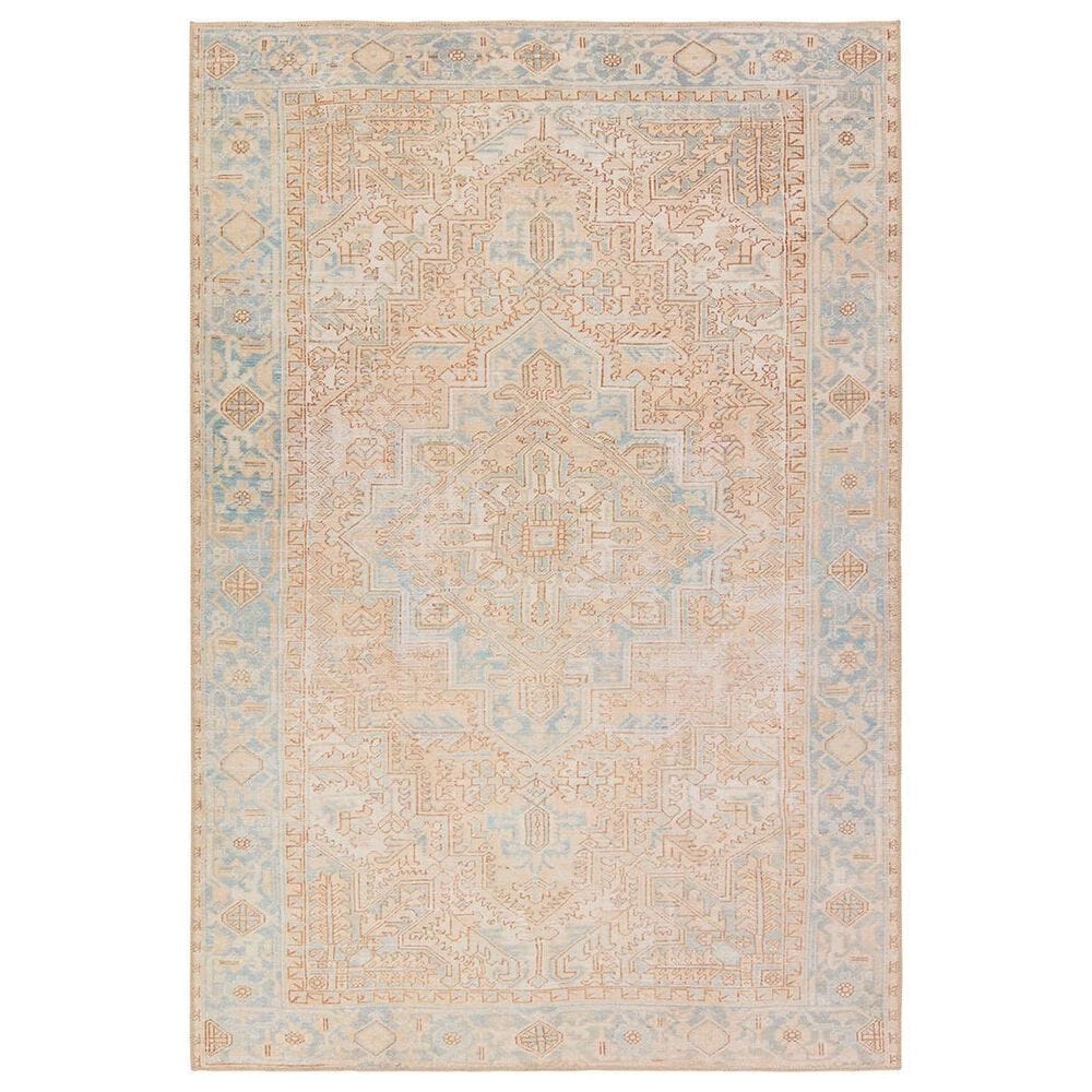 Jaipur Garcia Mabel 6" x 9" Moonbeam, Semolina, Abyss and Lion Area Rug, , large