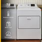 Whirlpool 7 Cu. Ft. Electric Dryer with AutoSensing and Wrinkle Shield Option in White, , large