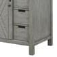 Lexora Home Marsyas 30" Single Bathroom Vanity in Ash Grey with 2 cm White Cultured Marble Top and Rectangular Sink, , large