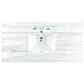 James Martin Vanities Brittany 48" Single Bathroom Vanity in Burnished Mahogany with 3 cm Arctic Fall Solid Surface Top and Rectangle Sink, , large
