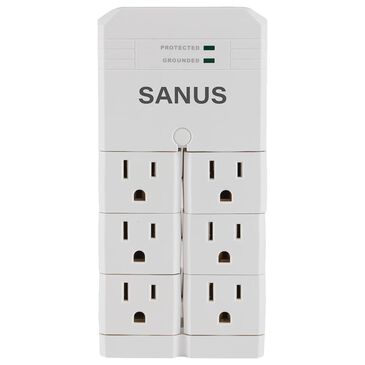 Sanus On-Wall Surge Protector in White, , large